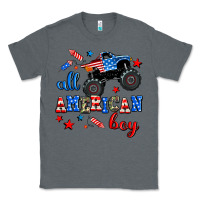 Charcoal Heather all american boy  monsterr truck Classic Tee - AdoDesignShop