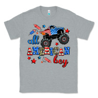 Heather Grey all american boy  monsterr truck Classic Tee - AdoDesignShop