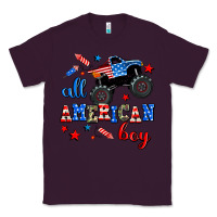 Plum all american boy  monsterr truck Classic Tee - AdoDesignShop