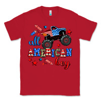 Red all american boy  monsterr truck Classic Tee - AdoDesignShop