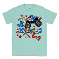 Seafoam all american boy  monsterr truck Classic Tee - AdoDesignShop
