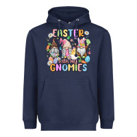 Navy easter  with my gnomies Heavyweight Hoodie - MaliasSmallBusiness