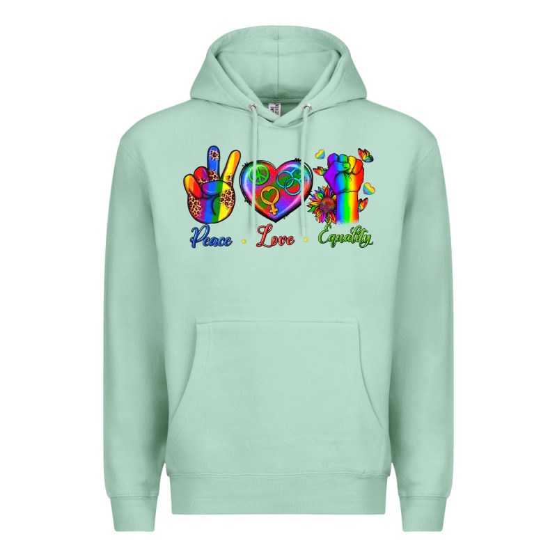 Peace Love Equality Premium Hoodie by BundleAndBundleShop | Teevron