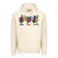 Tofu Peace Love Equality Premium Hoodie - BundleAndBundleShop