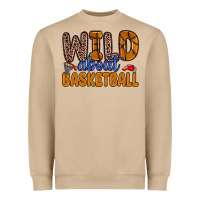 Mushroom wild about basketball Heavyweight Sweatshirt - Zillion Design Studio