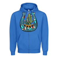 True Royal cactus horseshoe Zipper Hoodie - JahusDesignShop