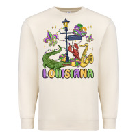 Sandshell louisiana mardi gras Premium Sweatshirt - MaliasSmallBusiness
