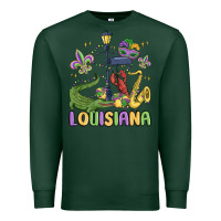 Sports Green louisiana mardi gras Premium Sweatshirt - MaliasSmallBusiness