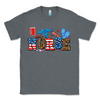 Charcoal Heather usa nurse Classic Tee - AdoDesignShop