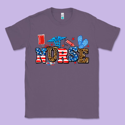 Usa Nurse Classic Tee Designed By Adodesignshop