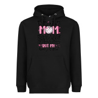 Black volleyball mom Heavyweight Hoodie - MaliasSmallBusiness