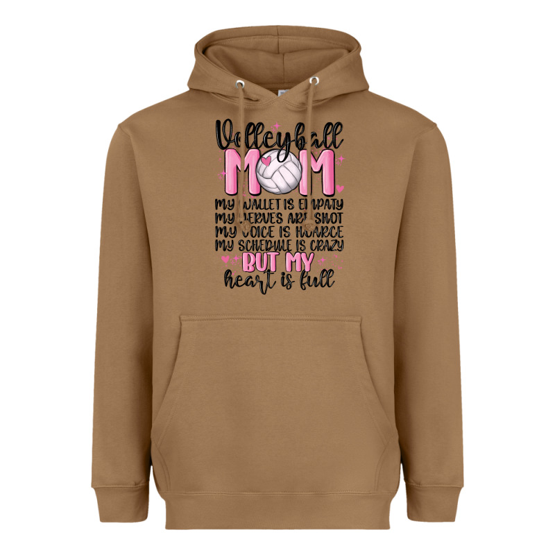 Volleyball Mom Heavyweight Hoodie by MaliasSmallBusiness | Teevron