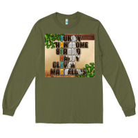 Army Green fathers day Long Sleeve Tee - AdoDesignShop