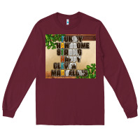 Burgundy fathers day Long Sleeve Tee - AdoDesignShop