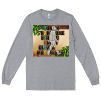 Heather Grey fathers day Long Sleeve Tee - AdoDesignShop