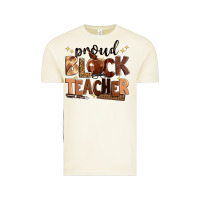 Proud Black Teacher Vintage Tee | Teevron