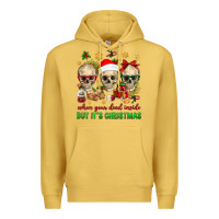 Antique Gold When Your Dead Inside But It's Christmas Premium Hoodie - BundleAndBundleShop