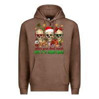 Chestnut When Your Dead Inside But It's Christmas Premium Hoodie - BundleAndBundleShop