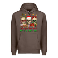 Coffee When Your Dead Inside But It's Christmas Premium Hoodie - BundleAndBundleShop