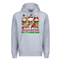 Heather Grey When Your Dead Inside But It's Christmas Premium Hoodie - BundleAndBundleShop