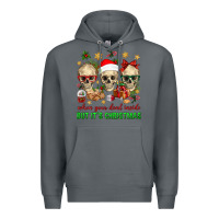 Rock When Your Dead Inside But It's Christmas Premium Hoodie - BundleAndBundleShop