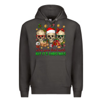 Smoke When Your Dead Inside But It's Christmas Premium Hoodie - BundleAndBundleShop