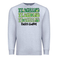 Heather Grey teaching lucky charm Premium Sweatshirt - MaliasSmallBusiness