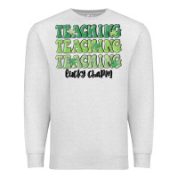 Oatmeal Heather teaching lucky charm Premium Sweatshirt - MaliasSmallBusiness