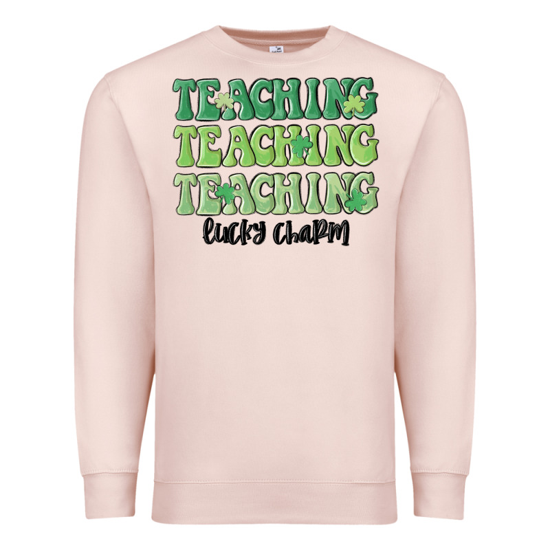 Teaching Lucky Charm Premium Sweatshirt by MaliasSmallBusiness | Teevron