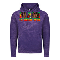Cloud Purple black is beautiful juneteenth Vintage Hoodie - texasbilliewilder