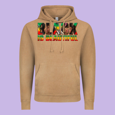 Vintage Hoodie black is beautiful juneteenth