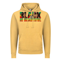 Vintage Mustard black is beautiful juneteenth Vintage Hoodie - texasbilliewilder