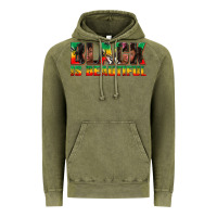 Vintage Olive black is beautiful juneteenth Vintage Hoodie - texasbilliewilder