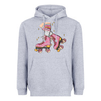 Heather Grey skate Heavyweight Hoodie - MaliasSmallBusiness