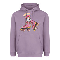 Lavender skate Heavyweight Hoodie - MaliasSmallBusiness