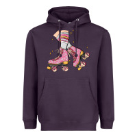 Plum skate Heavyweight Hoodie - MaliasSmallBusiness