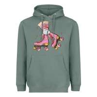 Sage skate Heavyweight Hoodie - MaliasSmallBusiness