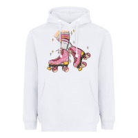 White skate Heavyweight Hoodie - MaliasSmallBusiness