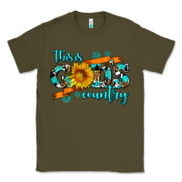 Army Green this is gods country sunflower Classic Tee - AdoDesignShop