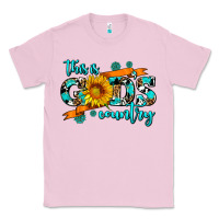 Bubblegum Pink this is gods country sunflower Classic Tee - AdoDesignShop