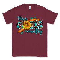 Burgundy this is gods country sunflower Classic Tee - AdoDesignShop