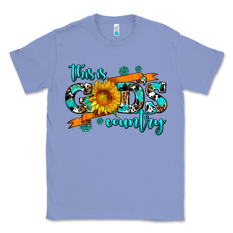 This Is Gods Country Sunflower Classic Tee by AdoDesignShop | Teevron