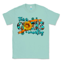 Seafoam this is gods country sunflower Classic Tee - AdoDesignShop