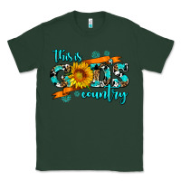 Sports Green this is gods country sunflower Classic Tee - AdoDesignShop