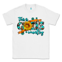 White this is gods country sunflower Classic Tee - AdoDesignShop