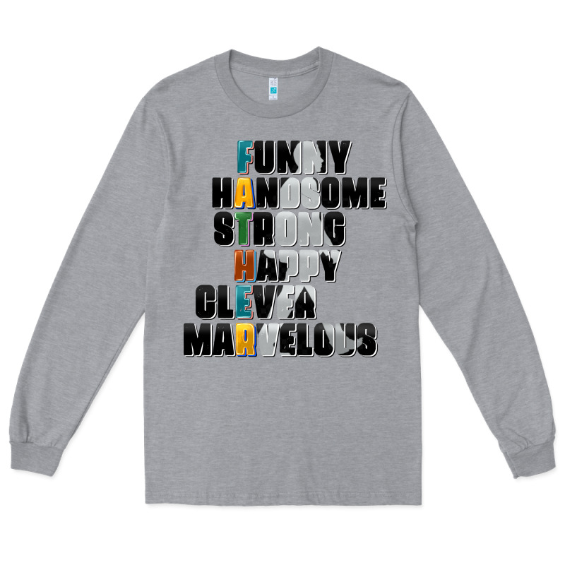 Father Words Long Sleeve Tee by AdoDesignShop | Teevron