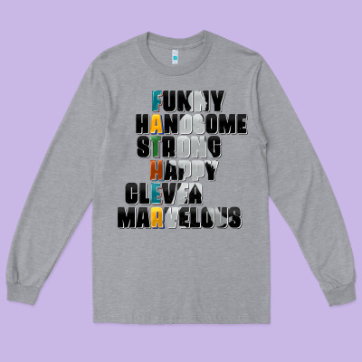 Father Words Long Sleeve Tee Designed By Adodesignshop