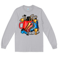 Moon Dust hockey coffee Long Sleeve Tee - AdoDesignShop