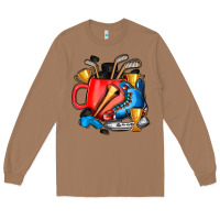 Toasted Coconut hockey coffee Long Sleeve Tee - AdoDesignShop