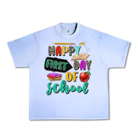 Grape Ice happy first day of school Urban Heavy Tee - Zillion Design Studio